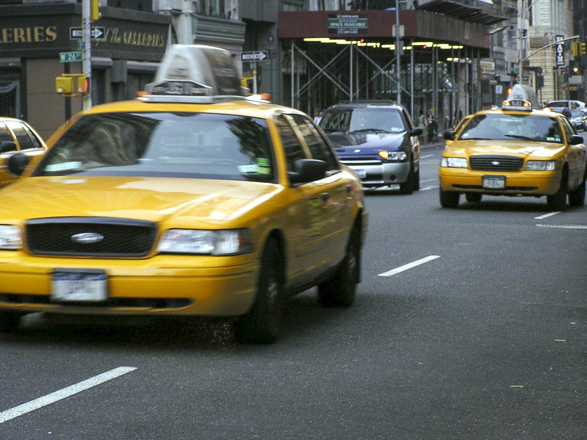 New York street taxis